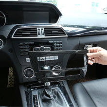 Load image into Gallery viewer, Mercedes Benz C Class W204 Carbon Fiber Center Console
