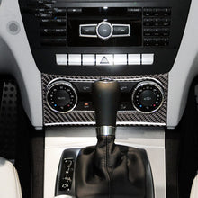 Load image into Gallery viewer, Mercedes Benz C Class W204 Carbon Fiber AC Control Panel