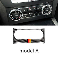 Load image into Gallery viewer, Mercedes Benz C Class W204 Carbon Fiber AC Control Panel