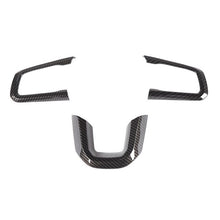 Load image into Gallery viewer, 2018+ Jeep Wrangler Carbon Fiber Steering Wheel Trim
