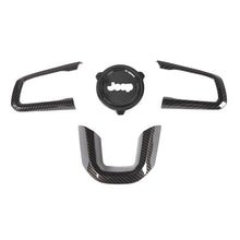 Load image into Gallery viewer, 2018+ Jeep Wrangler Carbon Fiber Steering Wheel Trim