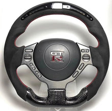 Load image into Gallery viewer, 2007-2016 Nissan GT-R Carbon Fiber Steering Wheel