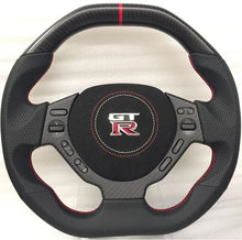 Load image into Gallery viewer, 2007-2016 Nissan GT-R Carbon Fiber Steering Wheel