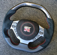 Load image into Gallery viewer, 2007-2016 Nissan GT-R Carbon Fiber Steering Wheel