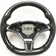 Load image into Gallery viewer, Tesla Model X Carbon Fiber Steering Wheel