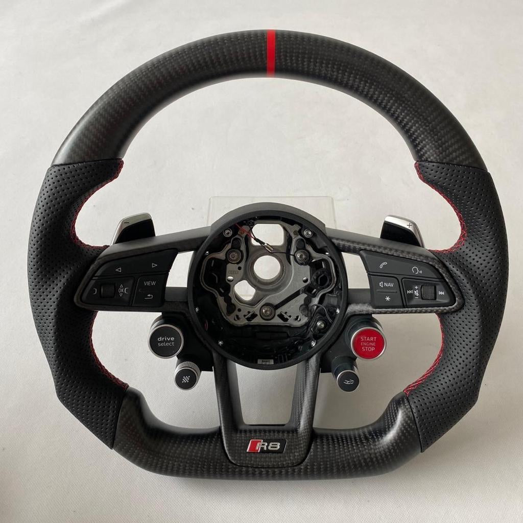 2016+ Audi R8 Carbon Fiber Steering Wheel – CarbonSteer