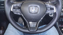 Load image into Gallery viewer, 2018+ Honda Accord Carbon Fiber Steering Wheel Trim