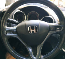 Load image into Gallery viewer, 2009-2011 Honda Civic Carbon Fiber Steering Wheel Trim