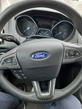 Load image into Gallery viewer, Ford Focus (Mk4) Carbon Fiber Steering Wheel Trim