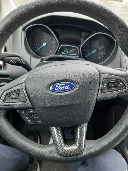 Ford Focus (Mk4) Carbon Fiber Steering Wheel Trim – CarbonSteer