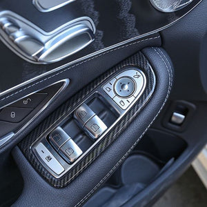 Mercedes-Benz C-Class / GLC Carbon Fiber Window Controls