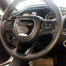 Load image into Gallery viewer, Dodge Carbon Fiber Steering Wheel Trim