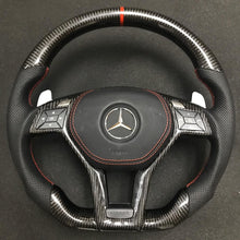 Load image into Gallery viewer, 2008-2014 Mercedes-Benz C-Class Carbon Fiber Steering Wheel