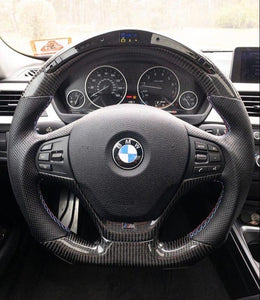 BMW Steering Wheel III Alcantara/ Leather With Carbon  Fiber Cover