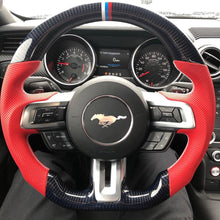 Load image into Gallery viewer, 2018+ Ford Mustang Carbon Fiber Steering Wheel