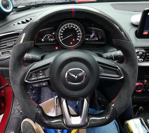 2017-18 Mazda 3 Carbon Fiber Steering Wheel