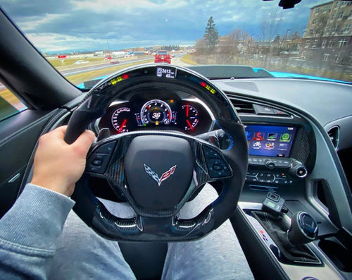 Chevrolet C7 Corvette Carbon Fiber Steering Wheel