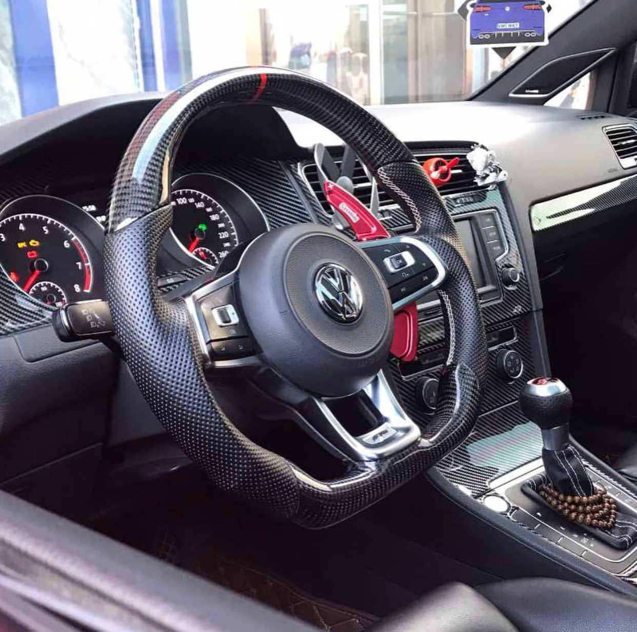 2013-2017 VW Golf (Mk7) Carbon Fiber Steering Wheel – CarbonSteer
