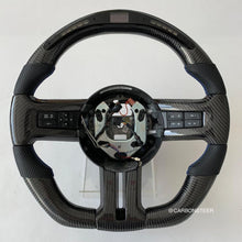 Load image into Gallery viewer, 2010-2014 Ford Mustang Carbon Fiber Steering Wheel