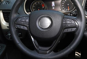 Jeep Grand Cherokee Carbon Fiber Steering Wheel Trim