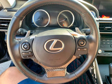 Load image into Gallery viewer, Lexus Carbon Fiber Steering Wheel Trim