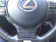 Load image into Gallery viewer, Lexus Carbon Fiber Steering Wheel Trim