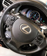 Load image into Gallery viewer, Lexus Carbon Fiber Steering Wheel Trim