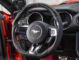 2018+ Ford Mustang Carbon Fiber Steering Wheel