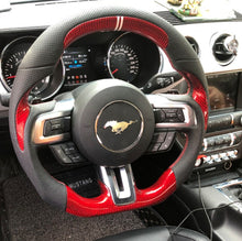 Load image into Gallery viewer, 2015-2017 Ford Mustang Carbon Fiber Steering Wheel