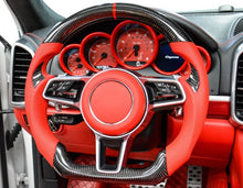 Load image into Gallery viewer, Porsche 718 Cayman/Boxster Carbon Fiber Steering Wheel
