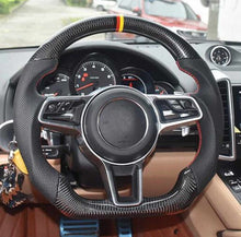 Load image into Gallery viewer, Porsche 718 Cayman/Boxster Carbon Fiber Steering Wheel