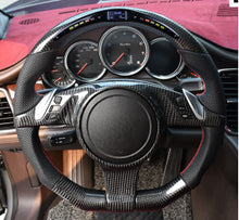 Load image into Gallery viewer, 2010-2016 Porsche Panamera Carbon Fiber Steering Wheel