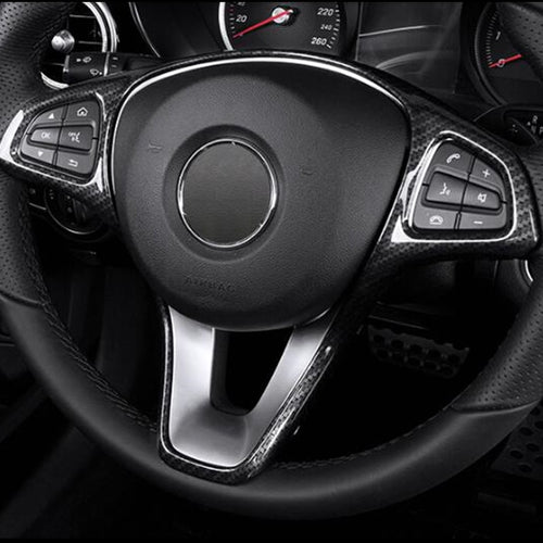 Mercedes-Benz C/E/GLC Carbon Fiber Steering Wheel Trim