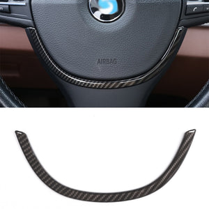BMW F10 Carbon Fiber Steering Wheel Trim