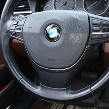 Load image into Gallery viewer, BMW F10 Carbon Fiber Steering Wheel Trim
