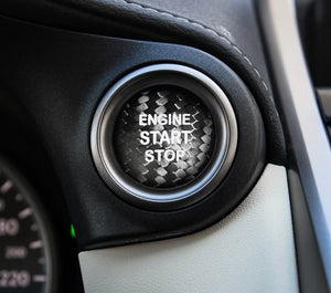 Lexus Carbon Fiber Engine Start Stop Button