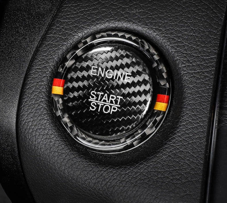 Mercedes-Benz Carbon Fiber Engine Start Stop Button