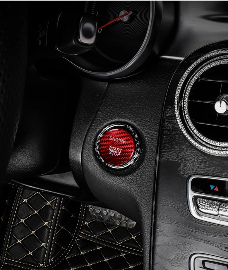 Benz Engine Button Mercedes-Benz Carbon Fiber Engine Start Stop Button – CarbonSteer