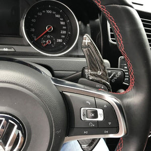 VW Carbon Fiber Paddle Shift Extensions