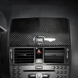 Mercedes Benz C Class W204 Carbon Fiber Navigation Cover