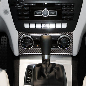 Mercedes Benz C Class W204 Carbon Fiber AC Control Panel