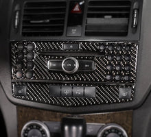Load image into Gallery viewer, Mercedes Benz C Class W204 Carbon Fiber Center Console