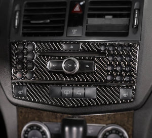 Mercedes Benz C Class W204 Carbon Fiber Center Console