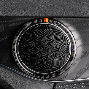 Mercedes-Benz C-Class / GLC Carbon Fiber Speaker Rings