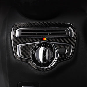 Mercedes-Benz C-Class / GLC Carbon Fiber Headlight Switch Unit