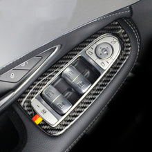Load image into Gallery viewer, Mercedes-Benz C-Class / GLC Carbon Fiber Window Controls