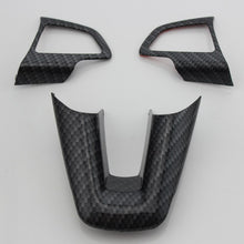 Load image into Gallery viewer, Ford Focus (Mk4) Carbon Fiber Steering Wheel Trim