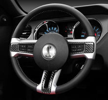 Load image into Gallery viewer, Ford Mustang (2010-14) Carbon Fiber Steering Wheel Trim