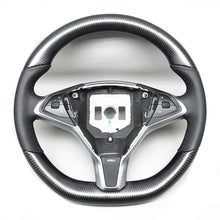 Load image into Gallery viewer, Tesla Model S Carbon Fiber Steering Wheel