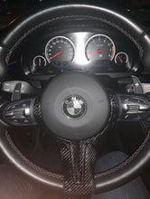 Load image into Gallery viewer, BMW Carbon Fiber M-Sport Steering Wheel Trim